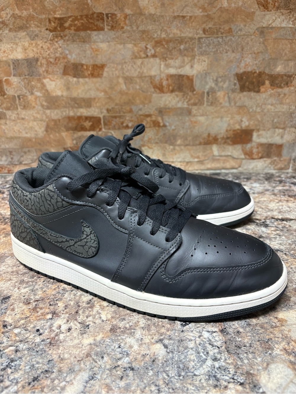 Air Jordan 1 Low SE 'Black Elephant' FB9907-001 Size 13